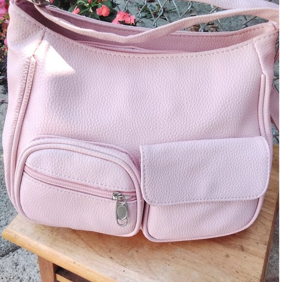 D’MARGEAUX NEW YORK Women’s Genuine Leather Multi Sac Zip Crossbody Handbag Colo - Picture 4 of 13